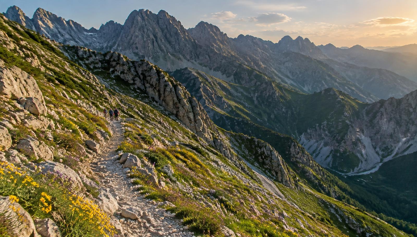Theth–Valbona Pass, Accursed Mountains